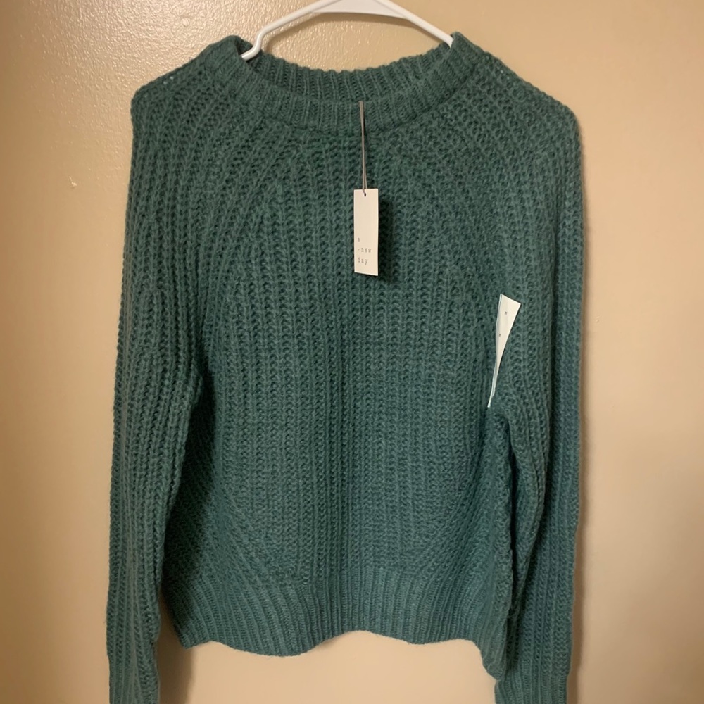 Green sweater from Target